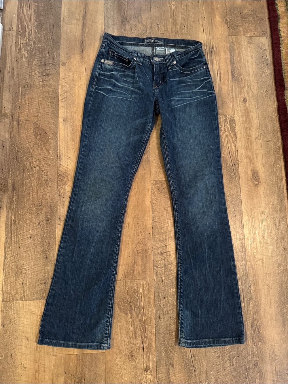 Cruel Girl Dark Wash Bootcut Jeans